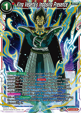 King Vegeta's Imposing Presence (BT13-030) [Supreme Rivalry] | Odin's Place