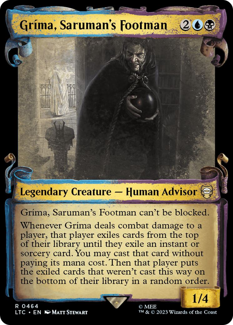 Grima, Saruman's Footman [The Lord of the Rings: Tales of Middle-Earth Commander Showcase Scrolls] | Odin's Place