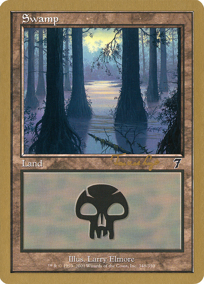 Swamp (tvdl348) (Tom van de Logt) [World Championship Decks 2001] | Odin's Place