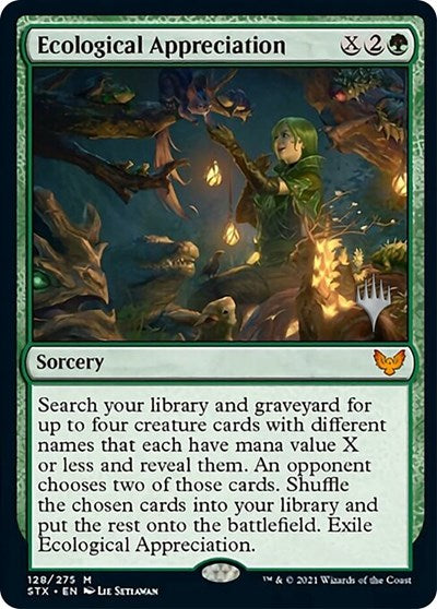 Ecological Appreciation (Promo Pack) [Strixhaven: School of Mages Promos] | Odin's Place