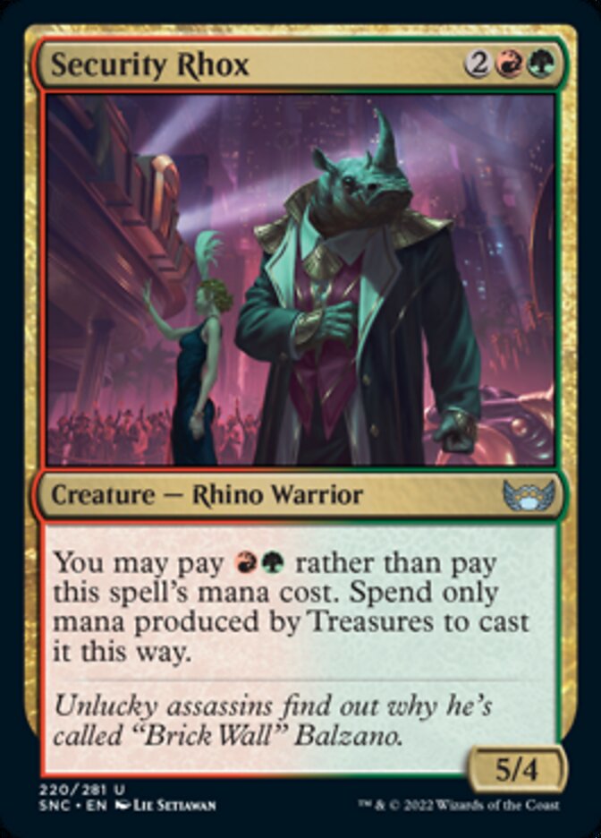 Security Rhox [Streets of New Capenna] | Odin's Place
