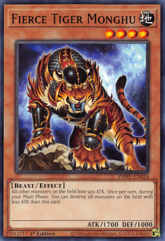 Fierce Tiger Monghu [PHHY-EN024] Common | Odin's Place