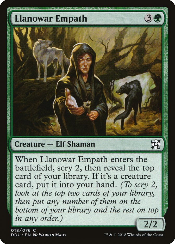 Llanowar Empath (18) [Duel Decks: Elves vs. Inventors] | Odin's Place