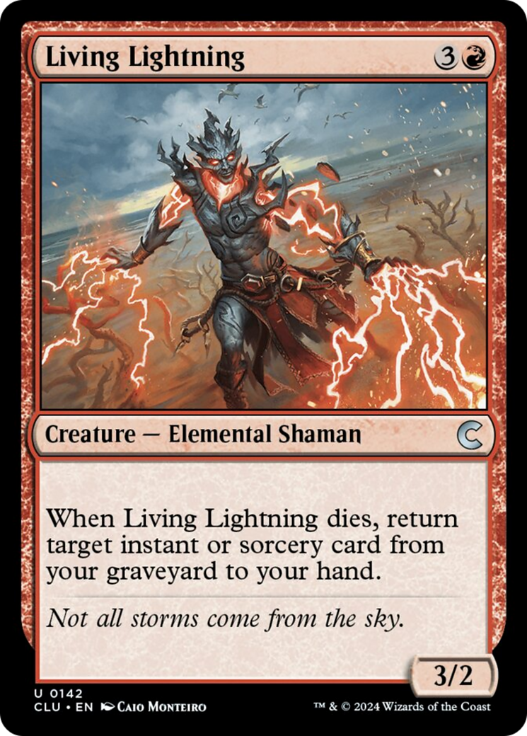 Living Lightning [Ravnica: Clue Edition] | Odin's Place