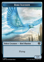 Thopter // Bird Illusion Double-Sided Token [Commander Masters Tokens] | Odin's Place