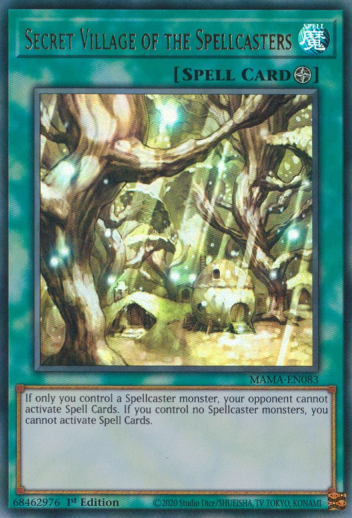 Secret Village of the Spellcasters [MAMA-EN083] Ultra Rare | Odin's Place
