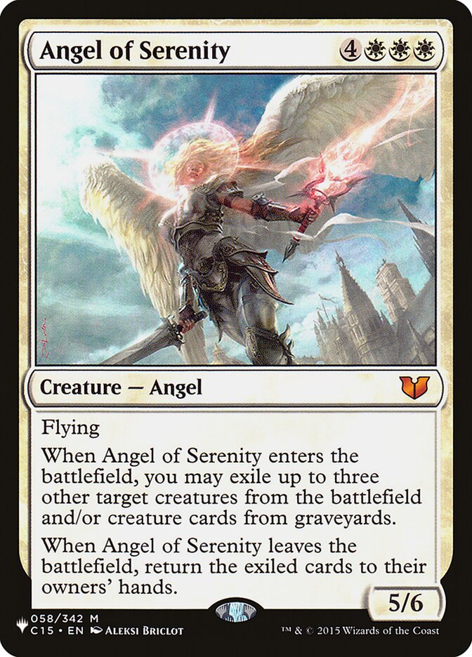 Angel of Serenity [The List] | Odin's Place