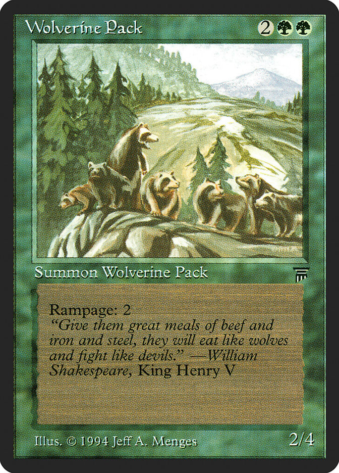Wolverine Pack (214) [Legends] | Odin's Place