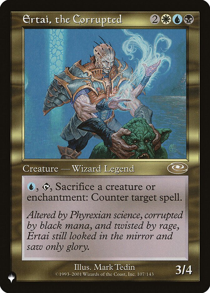 Ertai, the Corrupted [The List] | Odin's Place