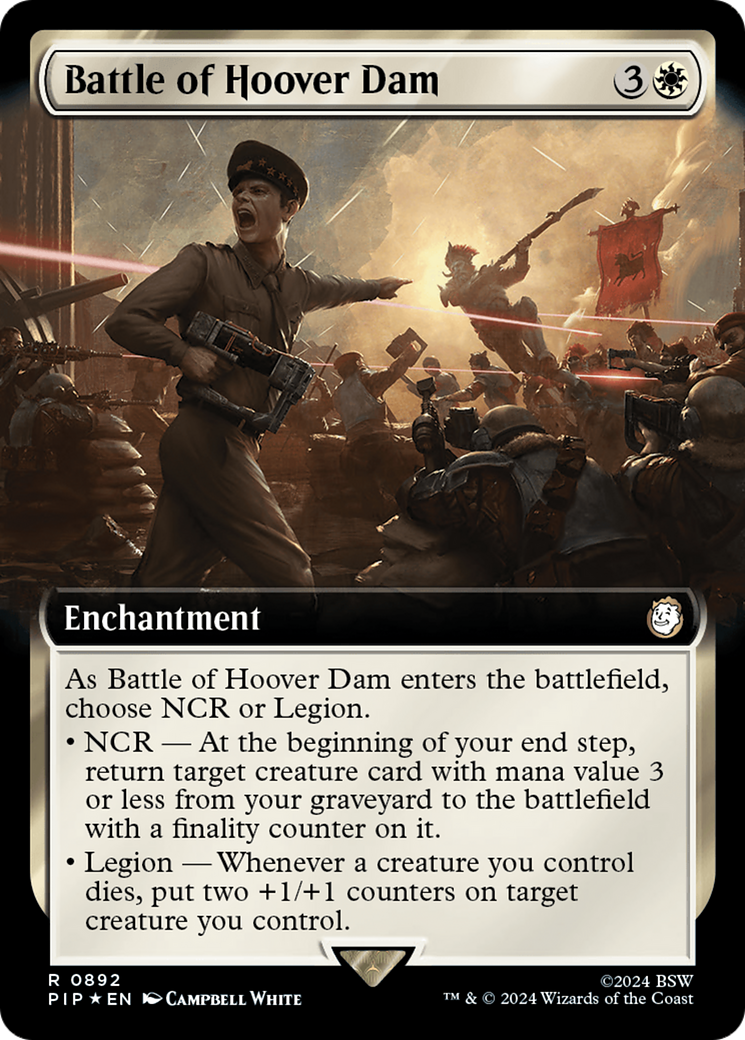 Battle of Hoover Dam (Extended Art) (Surge Foil) [Fallout] | Odin's Place