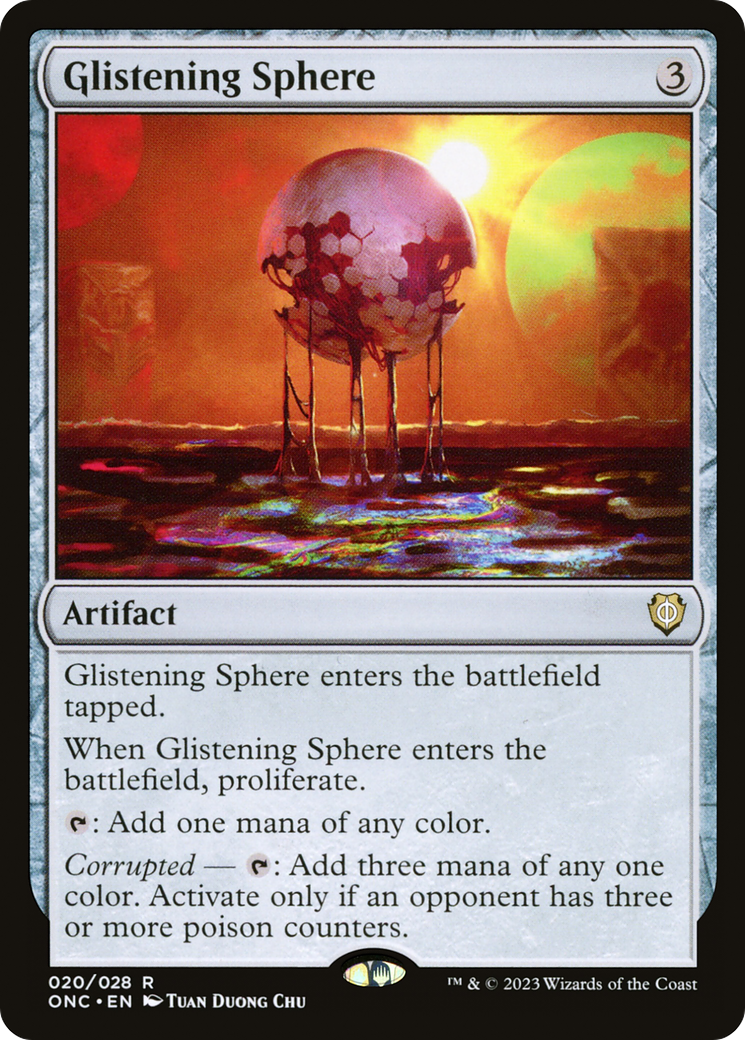 Glistening Sphere [Phyrexia: All Will Be One Commander] | Odin's Place