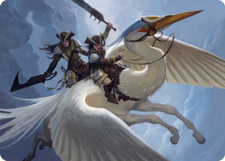 Gryffwing Cavalry Art Card [Innistrad: Crimson Vow Art Series] | Odin's Place