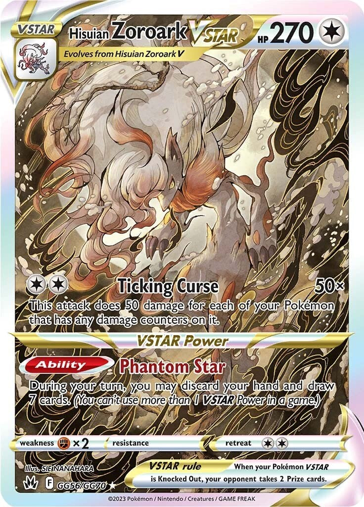 Hisuian Zoroark VSTAR (GG56/GG70) [Sword & Shield: Crown Zenith] | Odin's Place