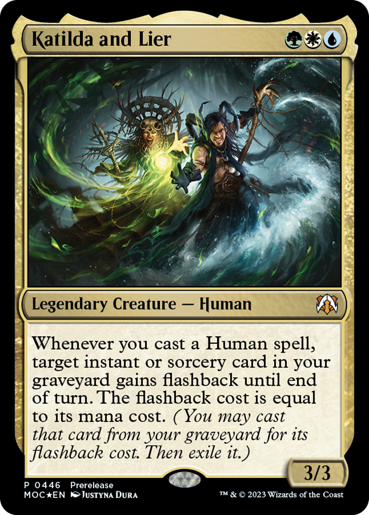 Katilda and Lier [March of the Machine Commander Prerelease Promos] | Odin's Place