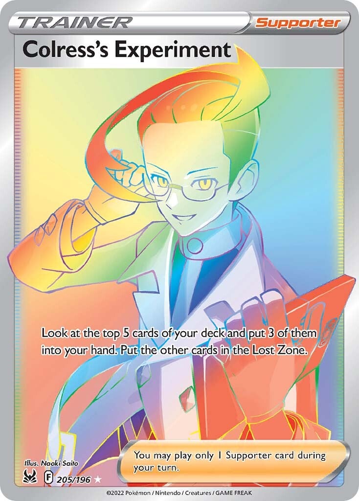 Colress's Experiment (205/196) [Sword & Shield: Lost Origin] | Odin's Place