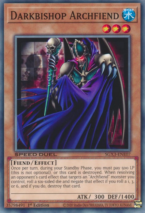 Darkbishop Archfiend [SGX3-ENE07] Common | Odin's Place