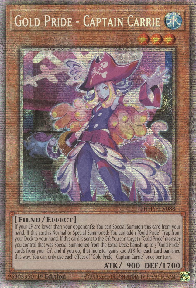 Gold Pride - Captain Carrie [PHHY-EN088] Starlight Rare | Odin's Place
