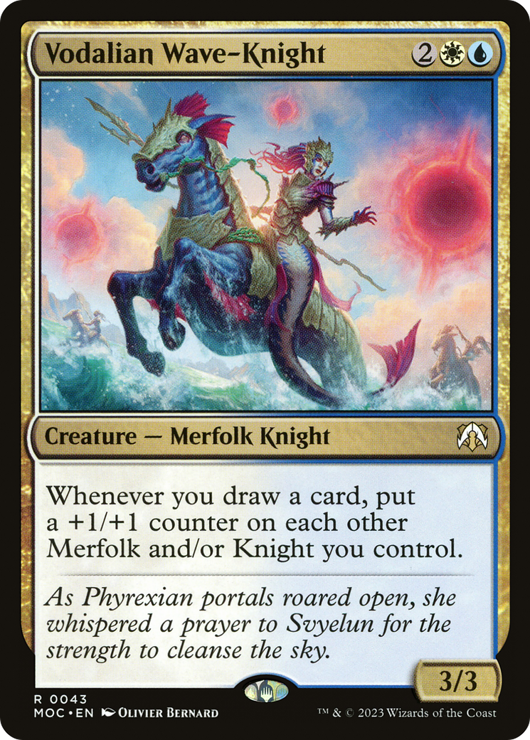 Vodalian Wave-Knight [March of the Machine Commander] | Odin's Place