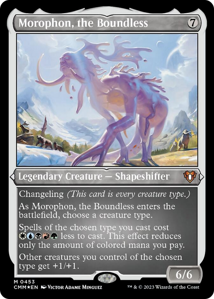 Morophon, the Boundless (Foil Etched) [Commander Masters] | Odin's Place