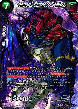 Temporal Darkness Demigra (SPR) (BT4-105) [Colossal Warfare] | Odin's Place