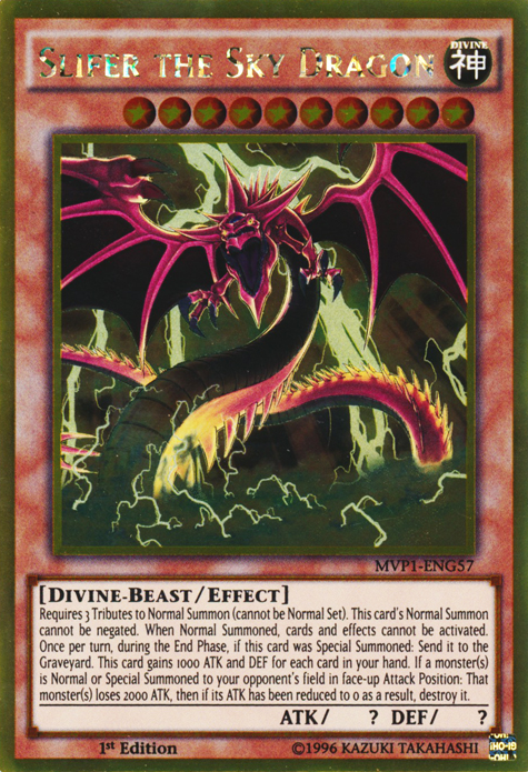 Slifer the Sky Dragon [MVP1-ENG57] Gold Rare | Odin's Place