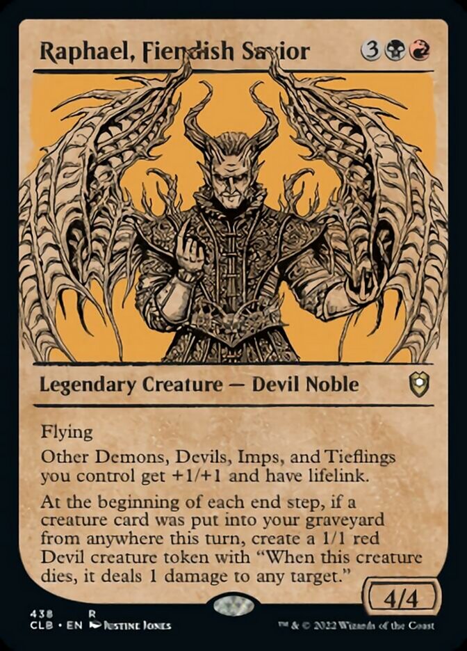 Raphael, Fiendish Savior (Showcase) [Commander Legends: Battle for Baldur's Gate] | Odin's Place