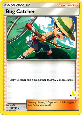 Bug Catcher (189/236) (Pikachu Stamp #51) [Battle Academy 2020] | Odin's Place