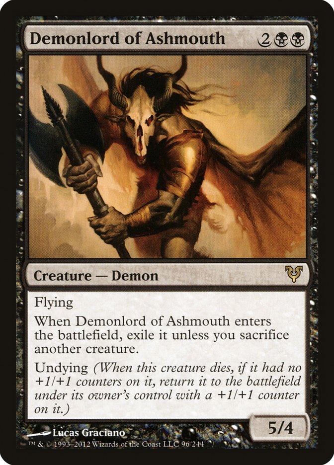Demonlord of Ashmouth (96) [Avacyn Restored] | Odin's Place