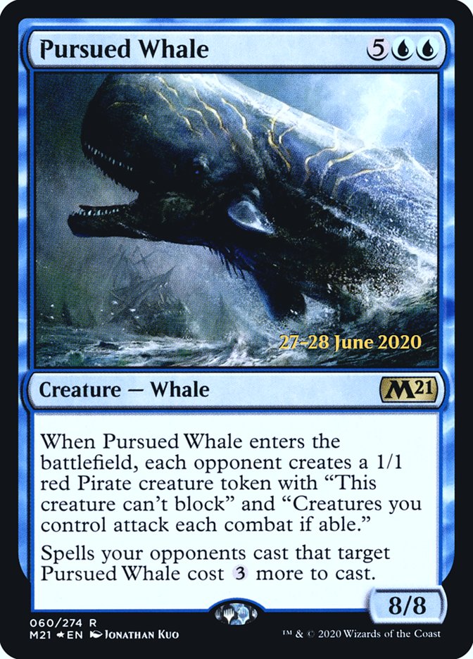 Pursued Whale [Core Set 2021 Prerelease Promos] | Odin's Place