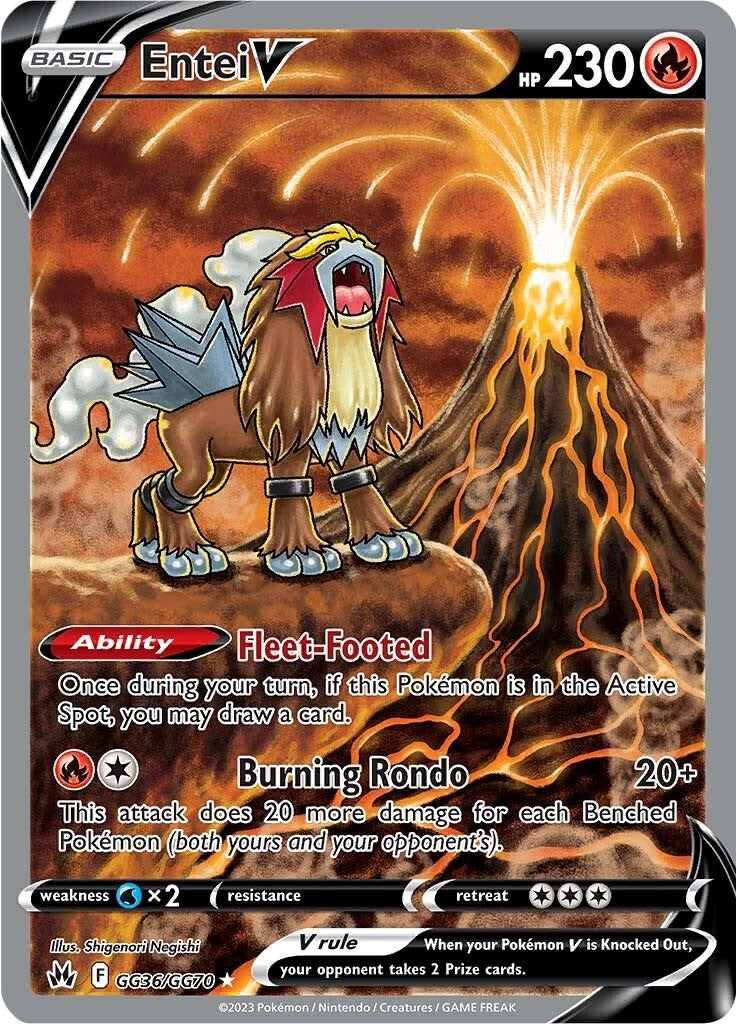 Entei V (GG36/GG70) [Sword & Shield: Crown Zenith] | Odin's Place