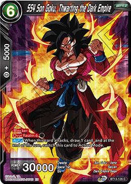 SS4 Son Goku, Thwarting the Dark Empire (Common) (BT13-126) [Supreme Rivalry] | Odin's Place