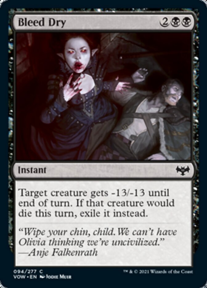 Bleed Dry [Innistrad: Crimson Vow] | Odin's Place