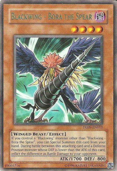 Blackwing - Bora the Spear (Green) [DL09-EN011] Rare | Odin's Place