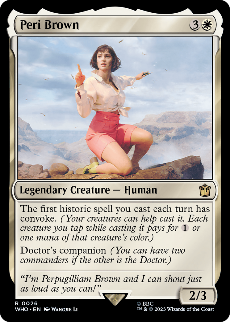 Peri Brown [Doctor Who] | Odin's Place