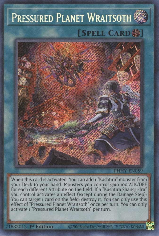 Pressured Planet Wraitsoth [PHHY-EN059] Secret Rare | Odin's Place