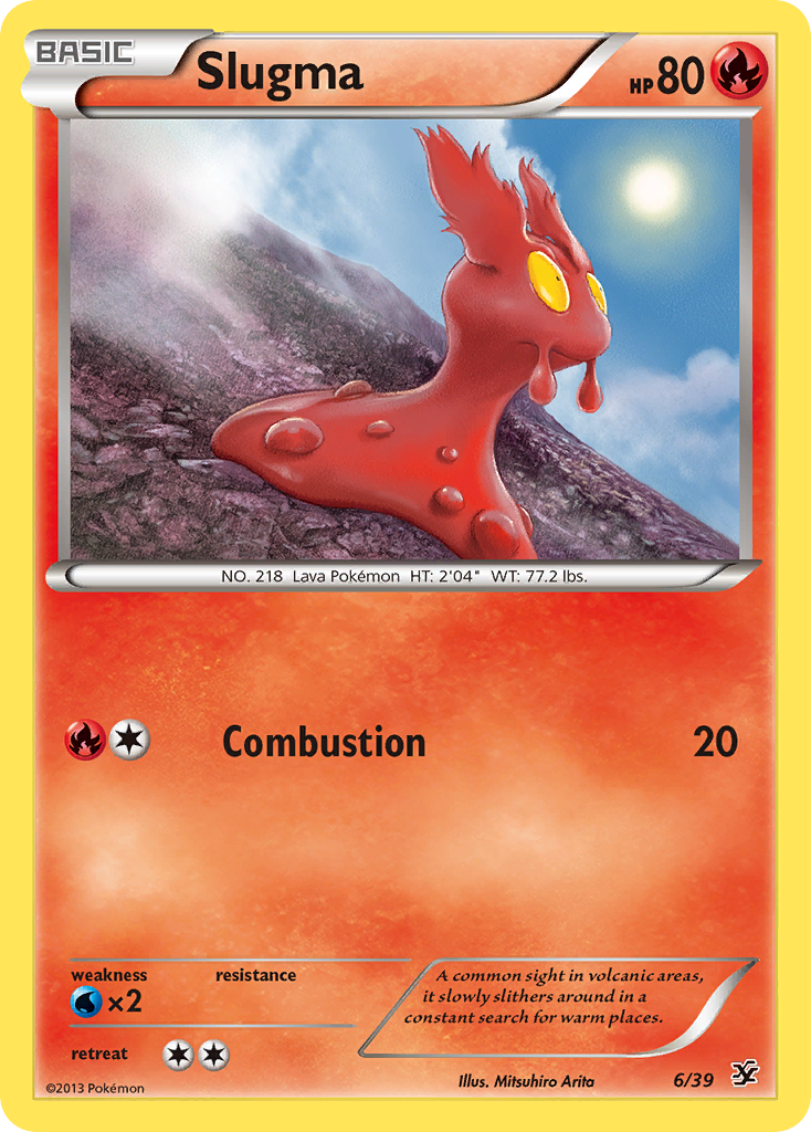 Slugma (6/39) [XY: Kalos Starter Set] | Odin's Place