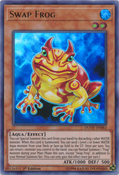 Swap Frog [DUOV-EN063] Ultra Rare | Odin's Place