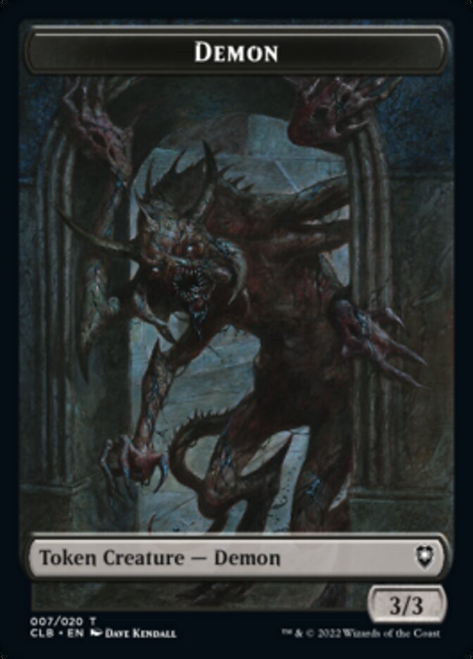 Demon Token [Commander Legends: Battle for Baldur's Gate Tokens] | Odin's Place