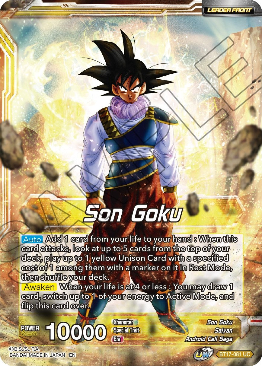 Son Goku // SS Son Goku, Fearless Fighter (BT17-081) [Ultimate Squad Prerelease Promos] | Odin's Place