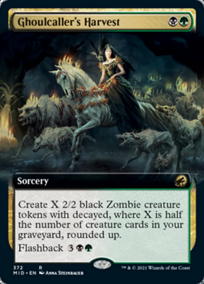 Ghoulcaller's Harvest (Extended Art) [Innistrad: Midnight Hunt] | Odin's Place