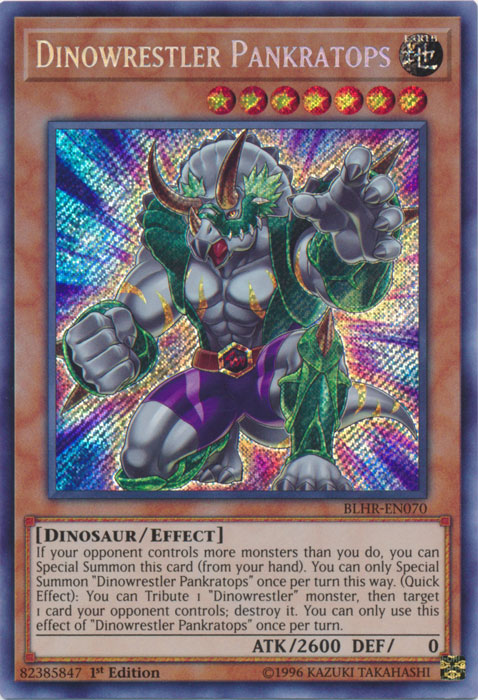 Dinowrestler Pankratops [BLHR-EN070] Secret Rare | Odin's Place