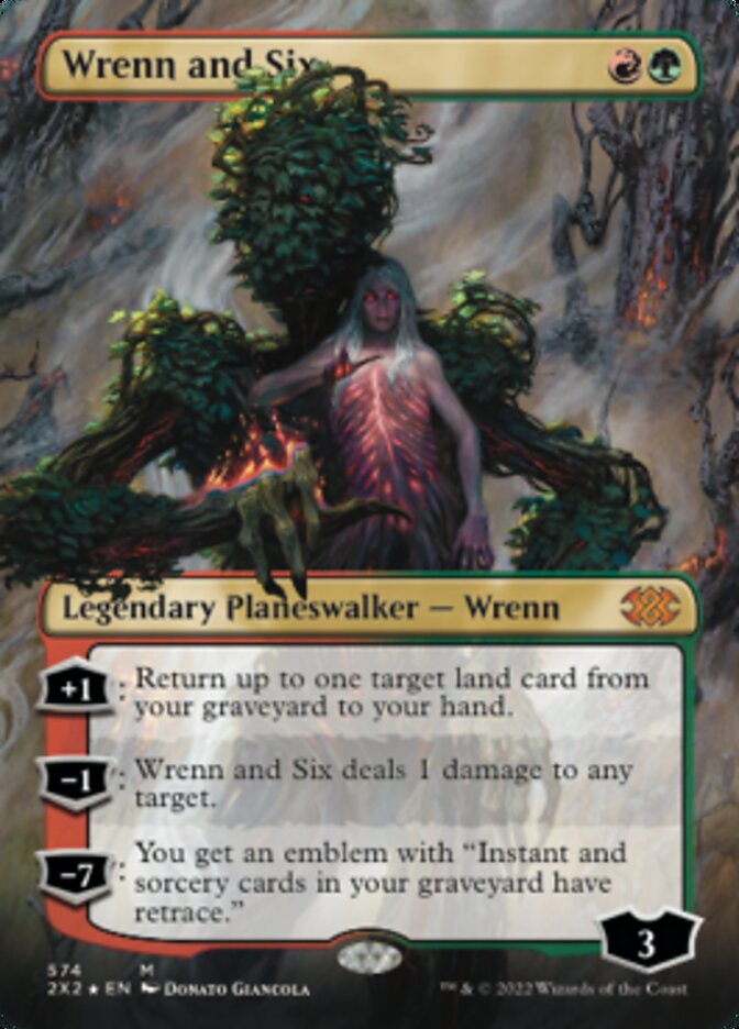 Wrenn and Six (Textured Foil) [Double Masters 2022] | Odin's Place