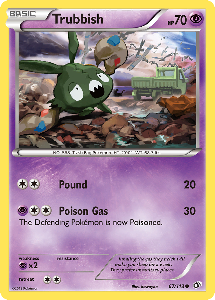 Trubbish (67/113) [Black & White: Legendary Treasures] | Odin's Place
