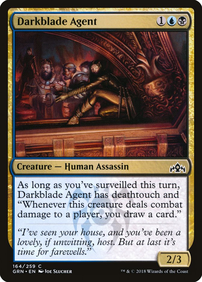 Darkblade Agent (164) [Guilds of Ravnica] | Odin's Place