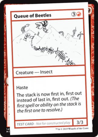 Queue of Beetles (2021 Edition) [Mystery Booster Playtest Cards] | Odin's Place