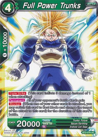 Full Power Trunks (BT2-078) [Union Force] | Odin's Place