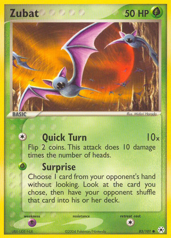 Zubat (83/101) [EX: Hidden Legends] | Odin's Place