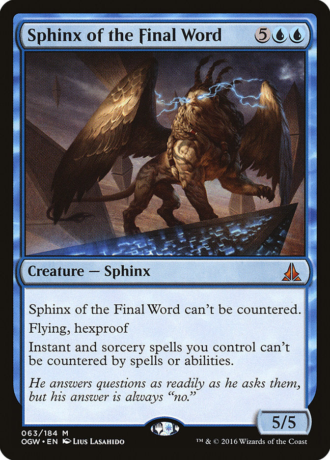 Sphinx of the Final Word (63) [Oath of the Gatewatch] | Odin's Place