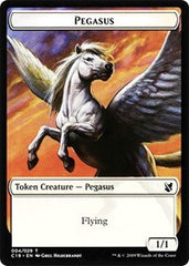 Pegasus // Human Double-Sided Token [Commander 2019 Tokens] | Odin's Place