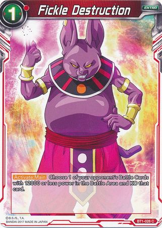 Fickle Destruction (BT1-026) [Galactic Battle] | Odin's Place